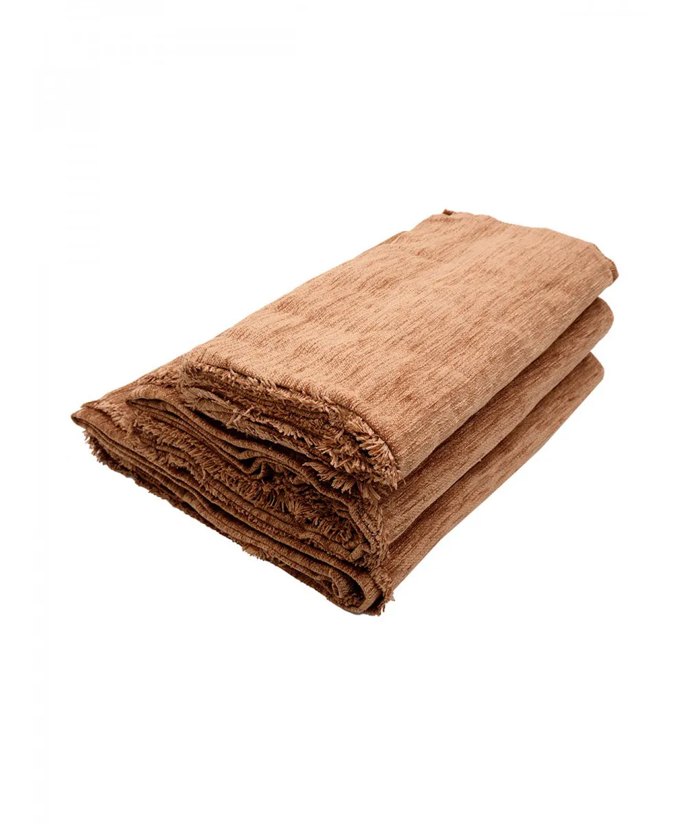 Ριχτάρι Σενίλ Brown Τριθέσιο