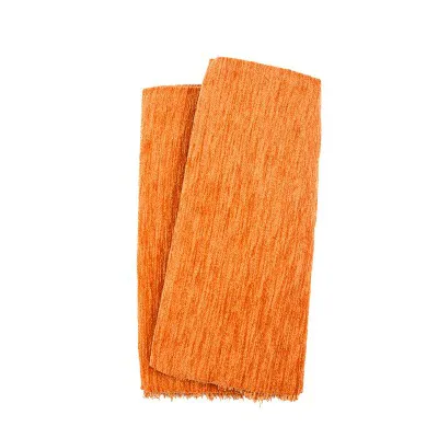 Ριχτάρι Σενίλ Light Orange Τριθέσιο