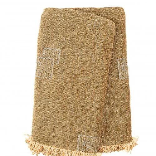 Ριχτάρι Σενίλ Ζακάρ Box Beige Διθέσιο