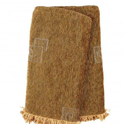 Ριχτάρι Σενίλ Ζακάρ Box Brown Διθέσιο