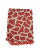 Ριχτάρι Σενίλ Ζακάρ Cow Red Διθέσιο