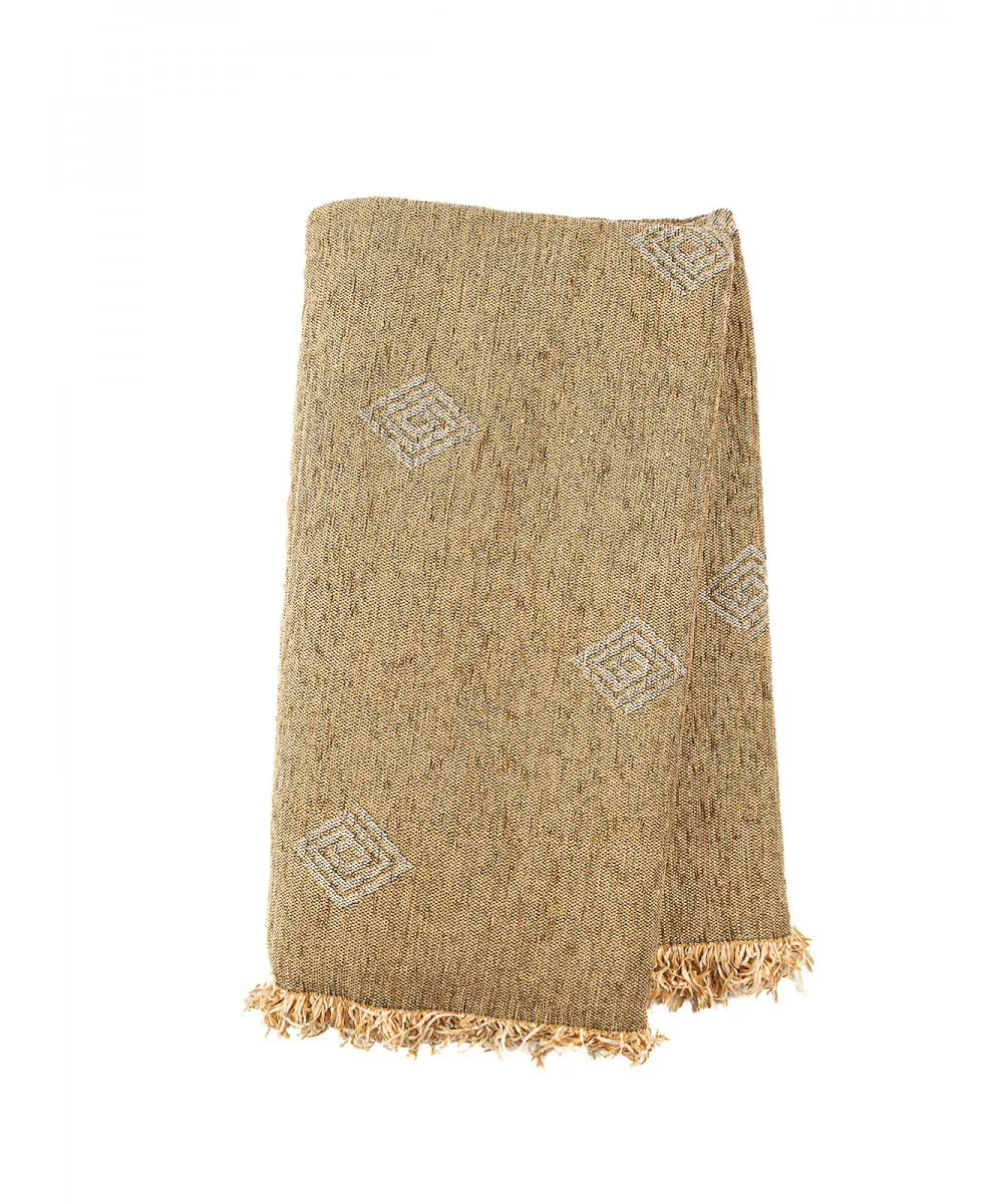 Ριχτάρι Σενίλ Ζακάρ Spira Beige Τριθέσιο