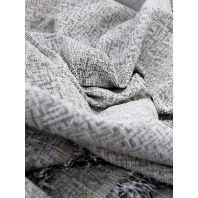 Ριχτάρι Σενίλ Rene 4 Light Grey Σετ 2 τεμαχίων (2θ – 3θ)