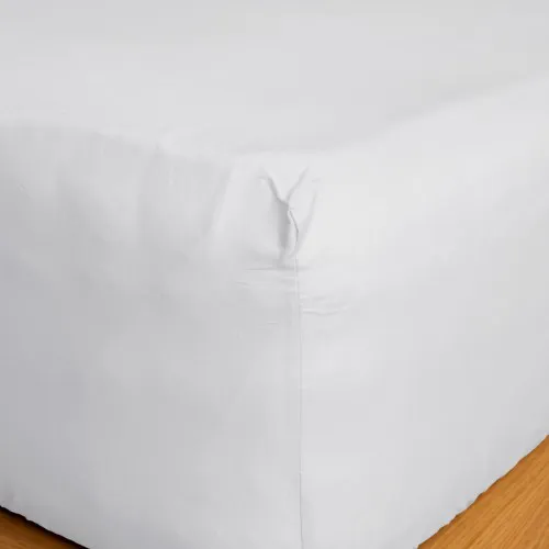 Κατωσέντονο Cotton Feelings με λάστιχο 100 White Μονό (100x200 30)