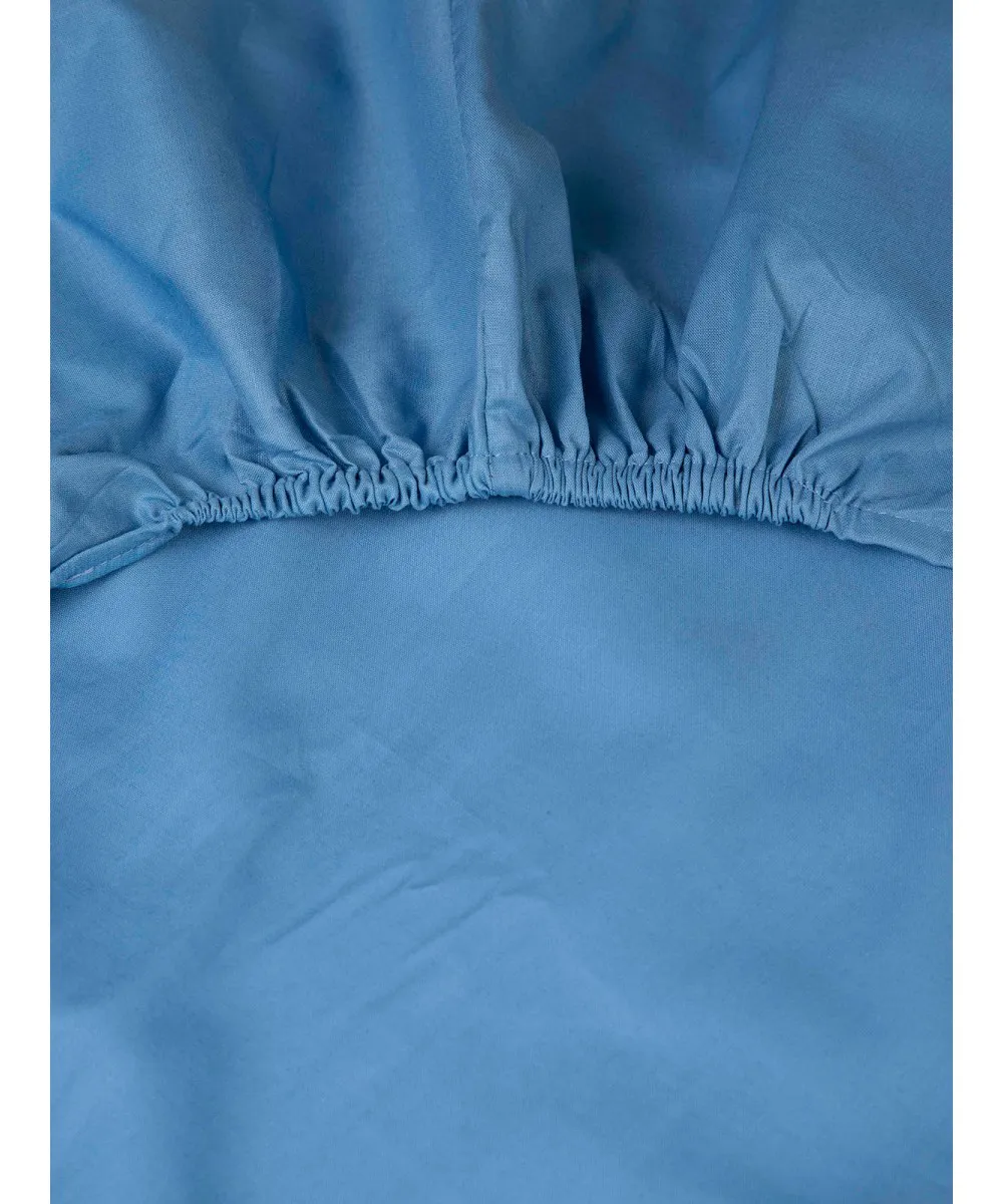 Κατωσέντονο Cotton Feelings με λάστιχο 104 Blue Μονό (100x200 30)