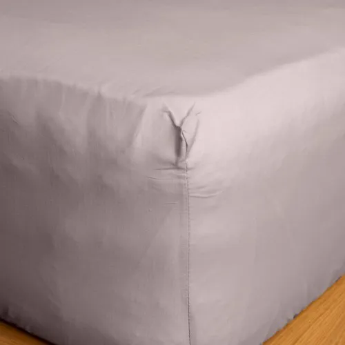 Κατωσέντονο Cotton Feelings με λάστιχο 106 Light Grey Μονό (100x200 30)