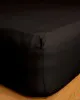 Κατωσέντονο Cotton Feelings με λάστιχο 111 Black Ημίδιπλο (120x200 30)