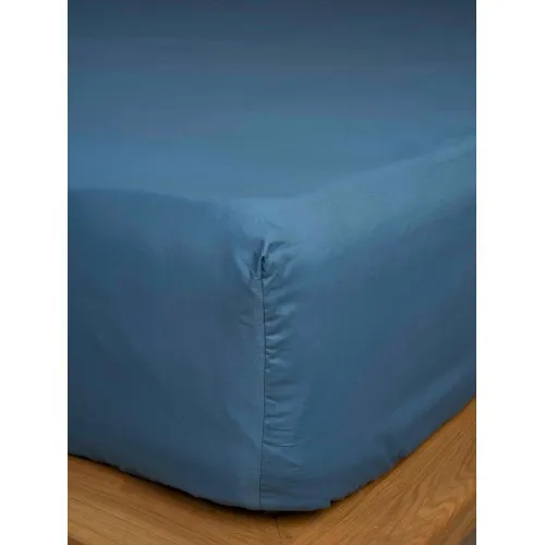 Κατωσέντονο Cotton Feelings με λάστιχο 104 Blue Διπλό (160x200 30)