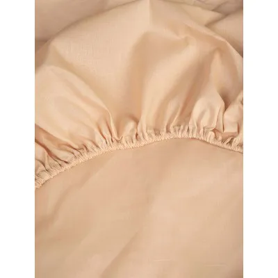 Κατωσέντονο Cotton Feelings με λάστιχο 110 Beige Υπέρδιπλο (180x200 30)