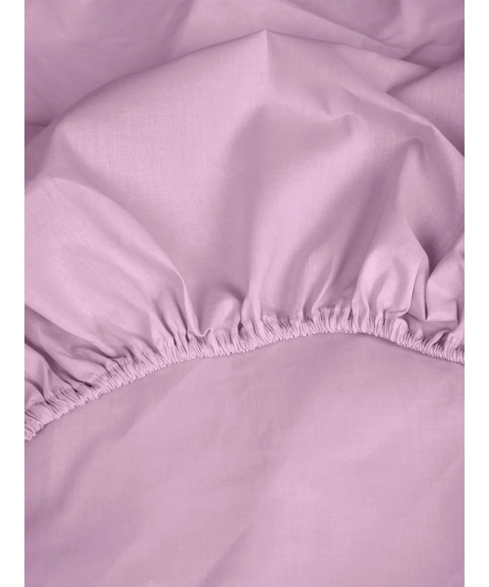 Κατωσέντονο Cotton Feelings με λάστιχο 102 Lila Υπέρδιπλο (180x200 30)