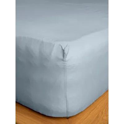 Κατωσέντονο Cotton Feelings με λάστιχο 103 Light Blue Υπέρδιπλο (180x200 30)