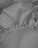 Κατωσέντονο Cotton Feelings με λάστιχο 107 Dark Grey Υπέρδιπλο (180x200 30)