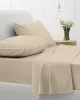 Σεντόνι Cotton Feelings φλατ 109 Sand Μονό (165x270)