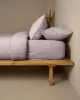 Σεντόνι Cotton Feelings φλατ 107 Dark Grey Υπέρδιπλο (235x270)