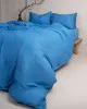 Σετ Σεντόνια Cotton Feelings 104 Blue Μονό με λάστιχο(105x205 30)