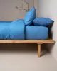 Σετ Σεντόνια Cotton Feelings 104 Blue Μονό με λάστιχο(105x205 30)