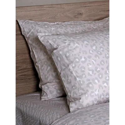 Σετ Σεντόνια Cotton Feelings 2044 Beige Μονό (165x270)