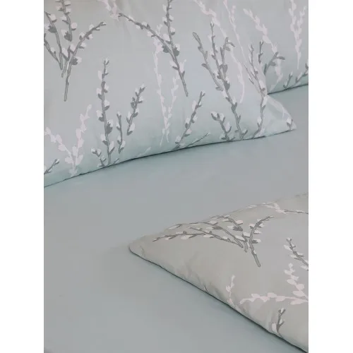 Σετ Σεντόνια Cotton Feelings 2054 Aqua Μονό με λάστιχο(105x205 30)