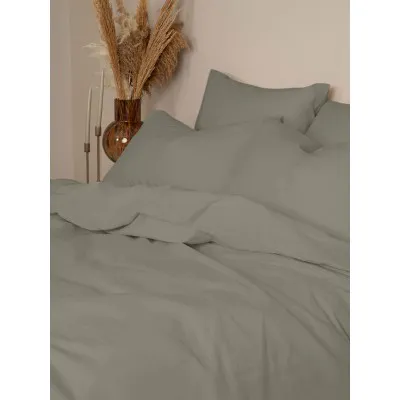Σετ Σεντόνια Cotton Feelings 122 Paloma Grey Μονό (165x270)