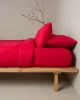 Σετ Σεντόνια Cotton Feelings 113 Red Μονό (165x270)