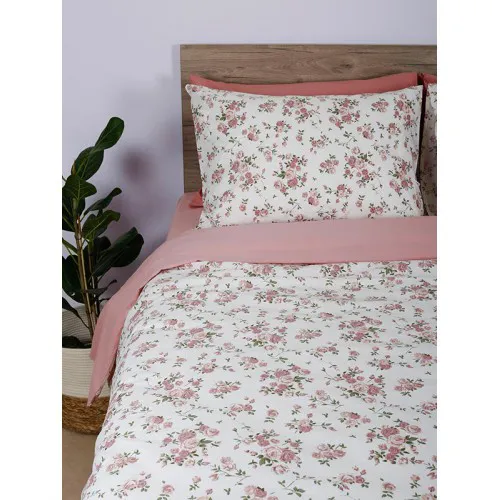 Σετ Σεντόνια Cotton Feelings 929 Pink Μονό (165x270)