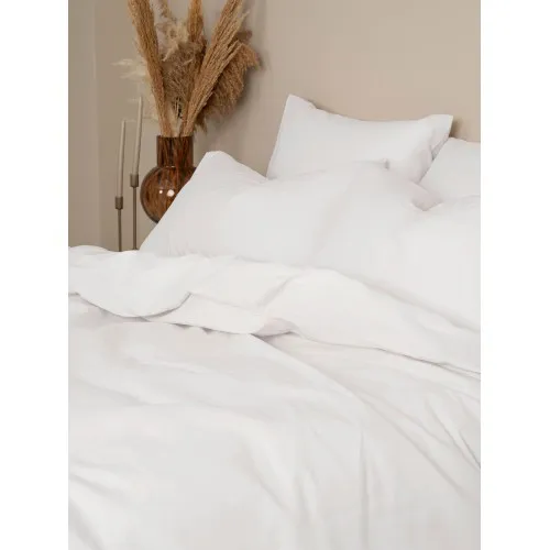 Σετ Σεντόνια Cotton Feelings 100 White Διπλό (200x270)