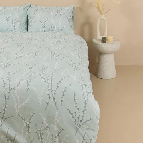 Σετ Σεντόνια Cotton Feelings 2054 Aqua Διπλό (200x270)