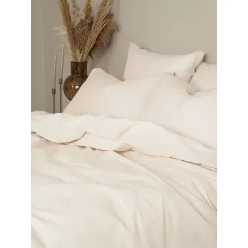 Σετ Σεντόνια Cotton Feelings 108 Ecru Διπλό (200x270)