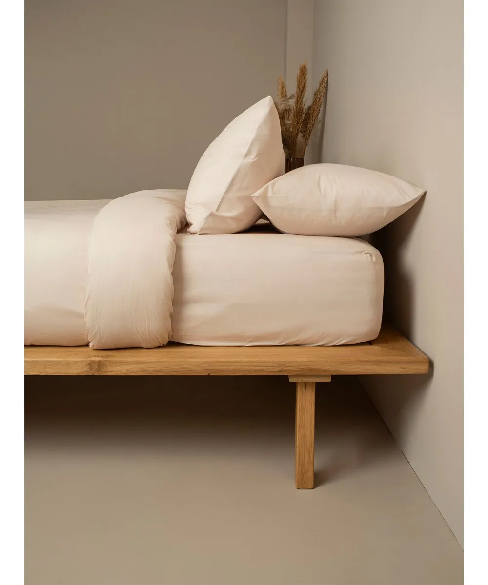Σετ Σεντόνια Cotton Feelings 109 Sand Διπλό με λάστιχο (150x205 30)