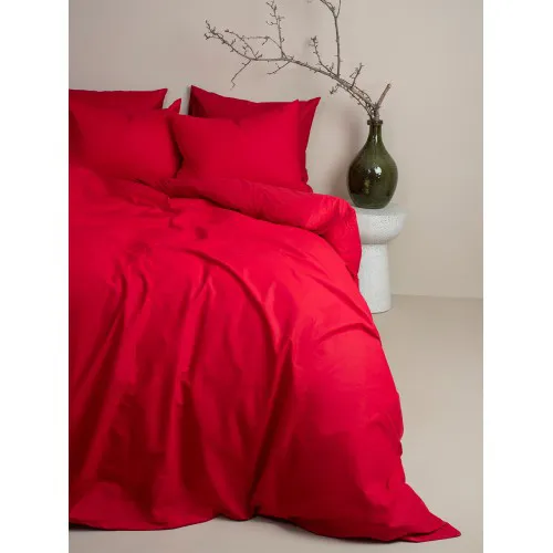 Σετ Σεντόνια Cotton Feelings 113 Red Διπλό (200x270)