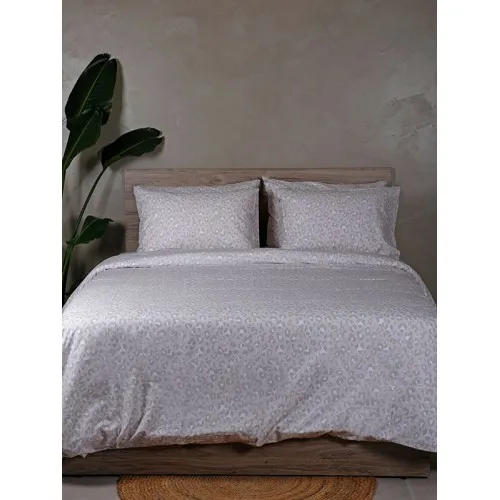 Σετ Σεντόνια Cotton Feelings 2044 Beige Διπλό (200x270)