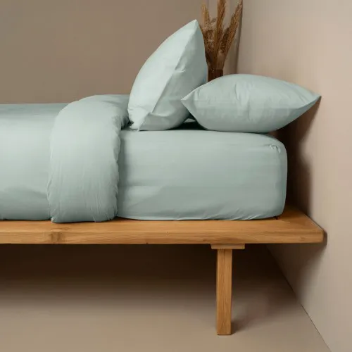 Σετ Σεντόνια Cotton Feelings 105 Aqua Υπέρδιπλο (235x270)