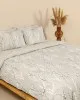 Σετ Σεντόνια Cotton Feelings 2054 Grey Υπέρδιπλο με λάστιχο (170x205 30)