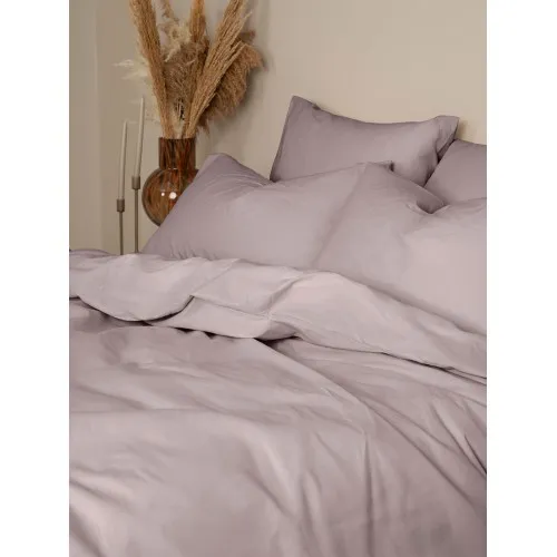 Σετ Σεντόνια Cotton Feelings 107 Dark Grey Υπέρδιπλο (235x270)