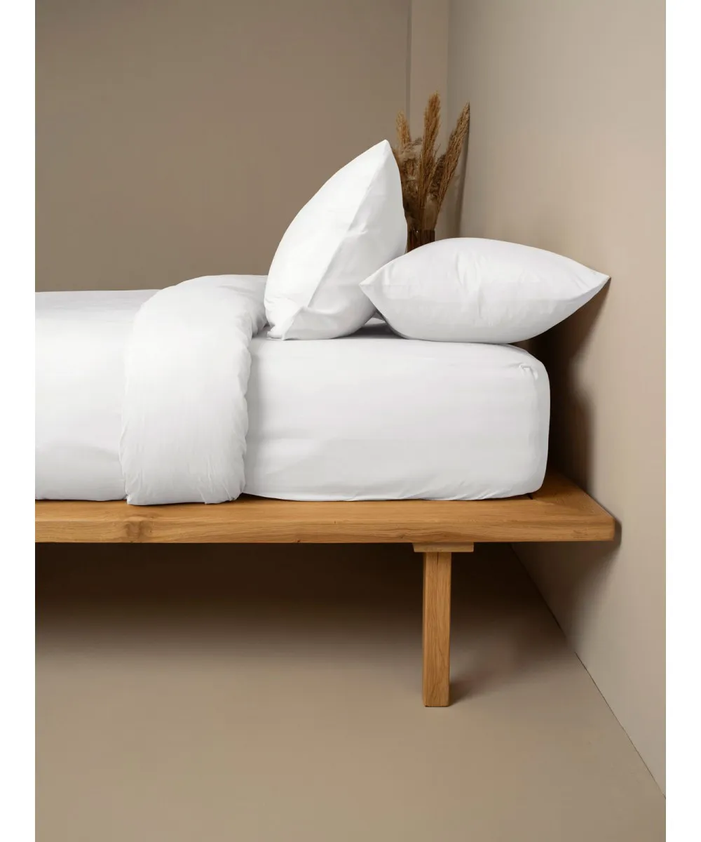 Σετ Σεντόνια Cotton Feelings 100 White King Size (260x270)