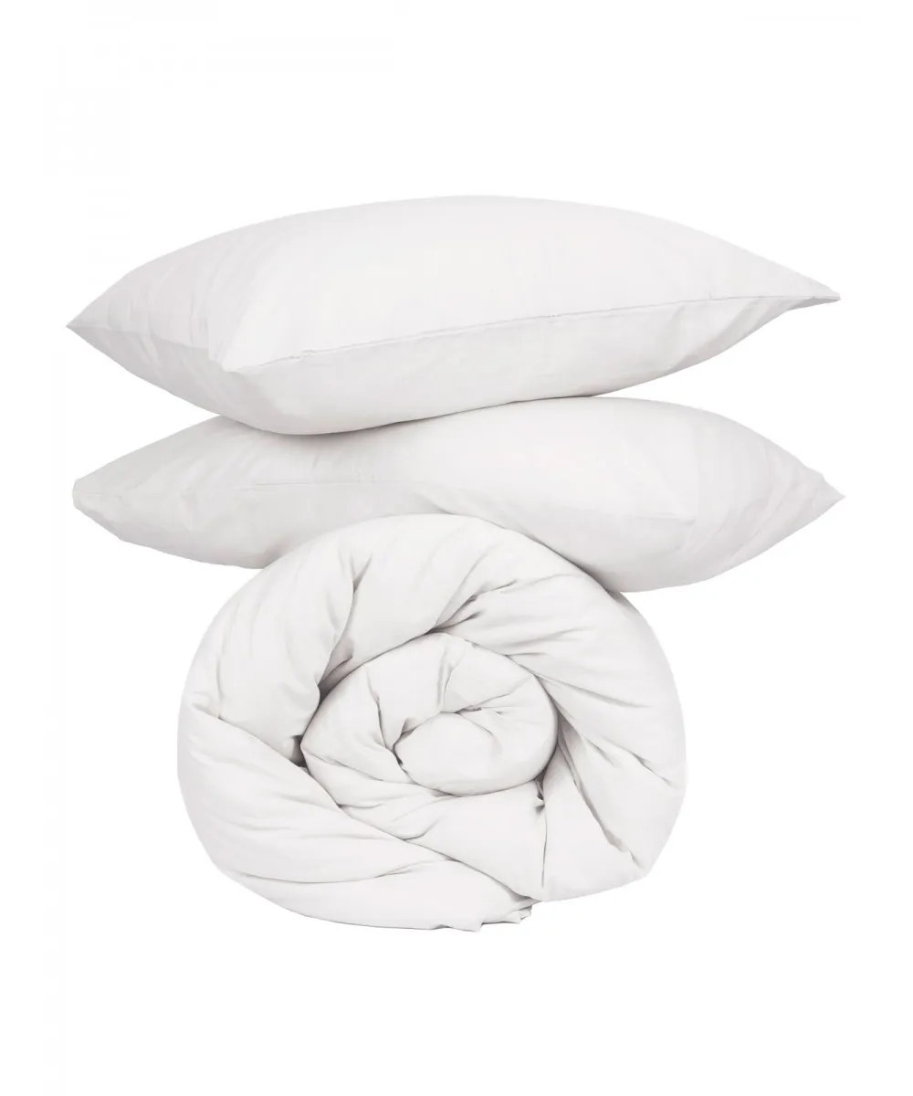 Σετ Σεντόνια Cotton Feelings 100 White King Size (260x270)