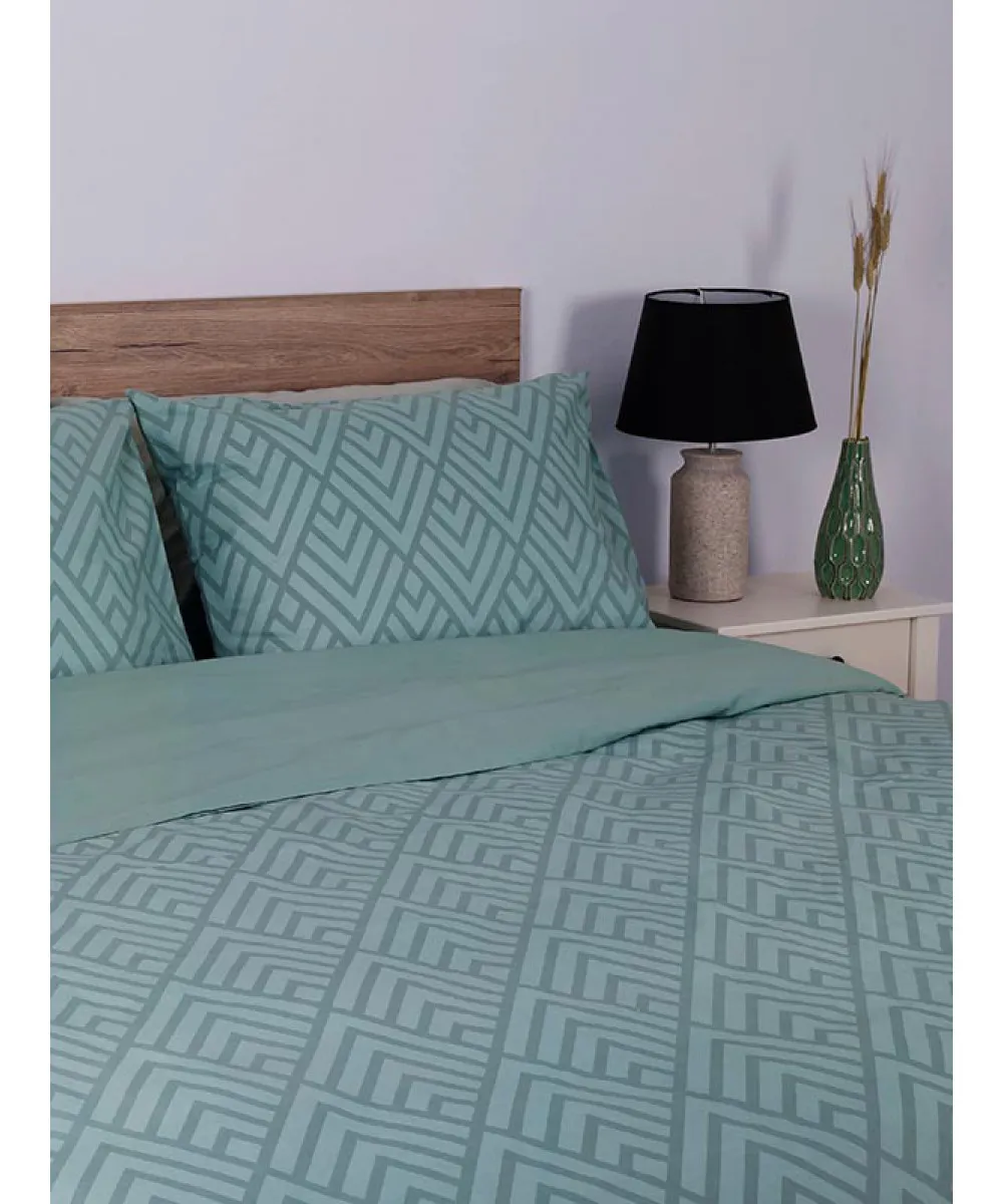 Σετ Σεντόνια Cotton Feelings 2036 Aqua King Size (260x270)