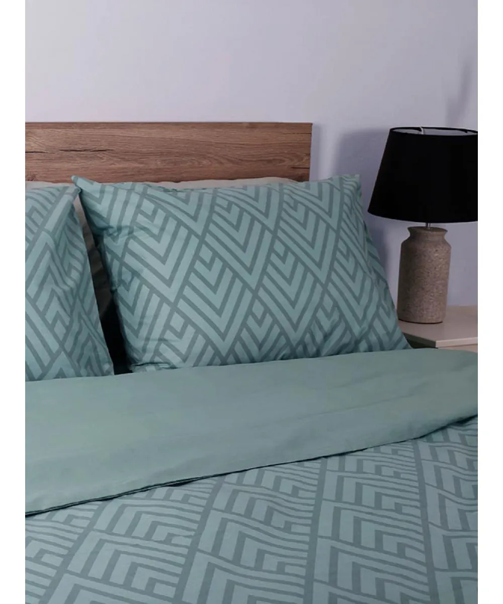 Σετ Σεντόνια Cotton Feelings 2036 Aqua King Size (260x270)