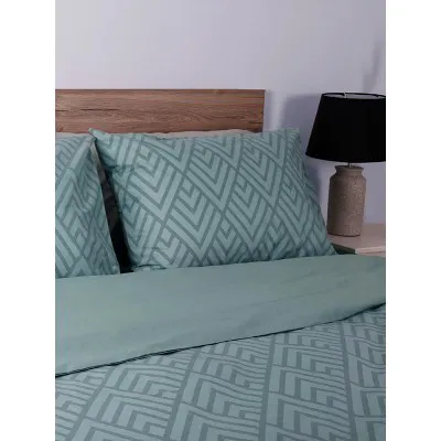 Σετ Σεντόνια Cotton Feelings 2036 Aqua King Size (260x270)