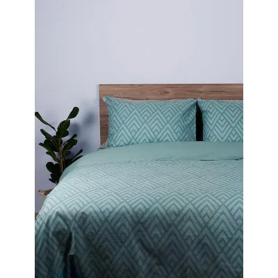 Σετ Σεντόνια Cotton Feelings 2036 Aqua King Size (260x270)