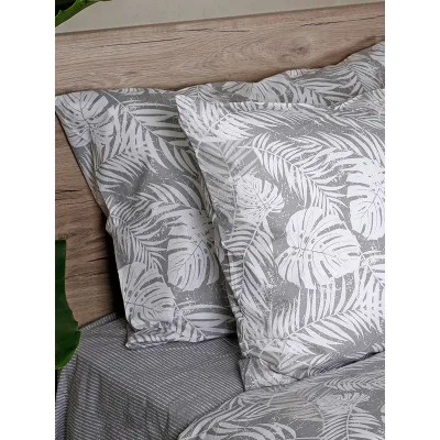Σετ Σεντόνια Cotton Feelings 2038 Grey King Size (260x270)