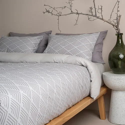 Σετ Σεντόνια Cotton Feelings 2048 Grey King Size (260x270)
