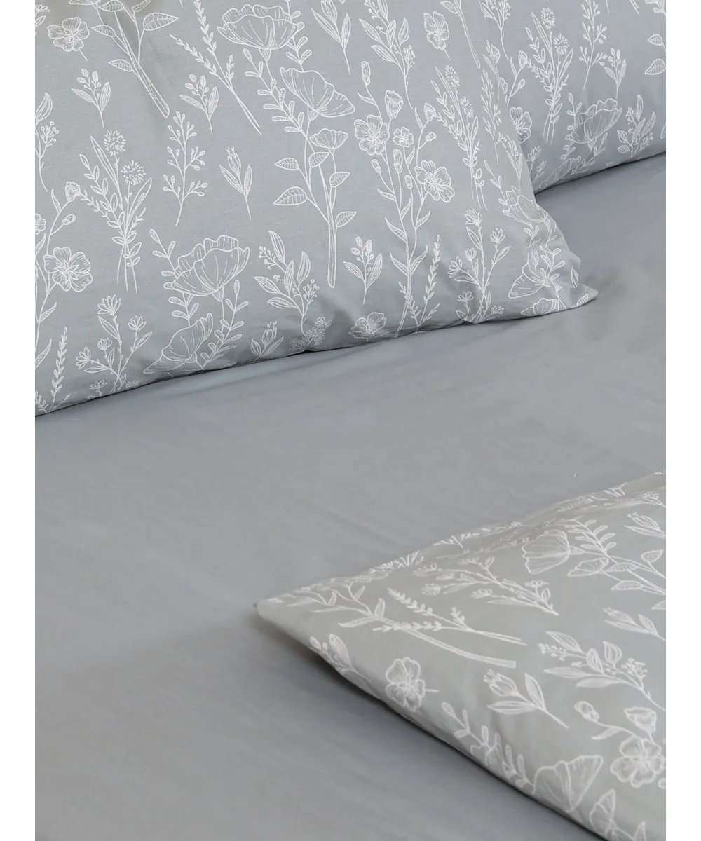 Σετ Σεντόνια Cotton Feelings 2050 Grey King Size (260x270)