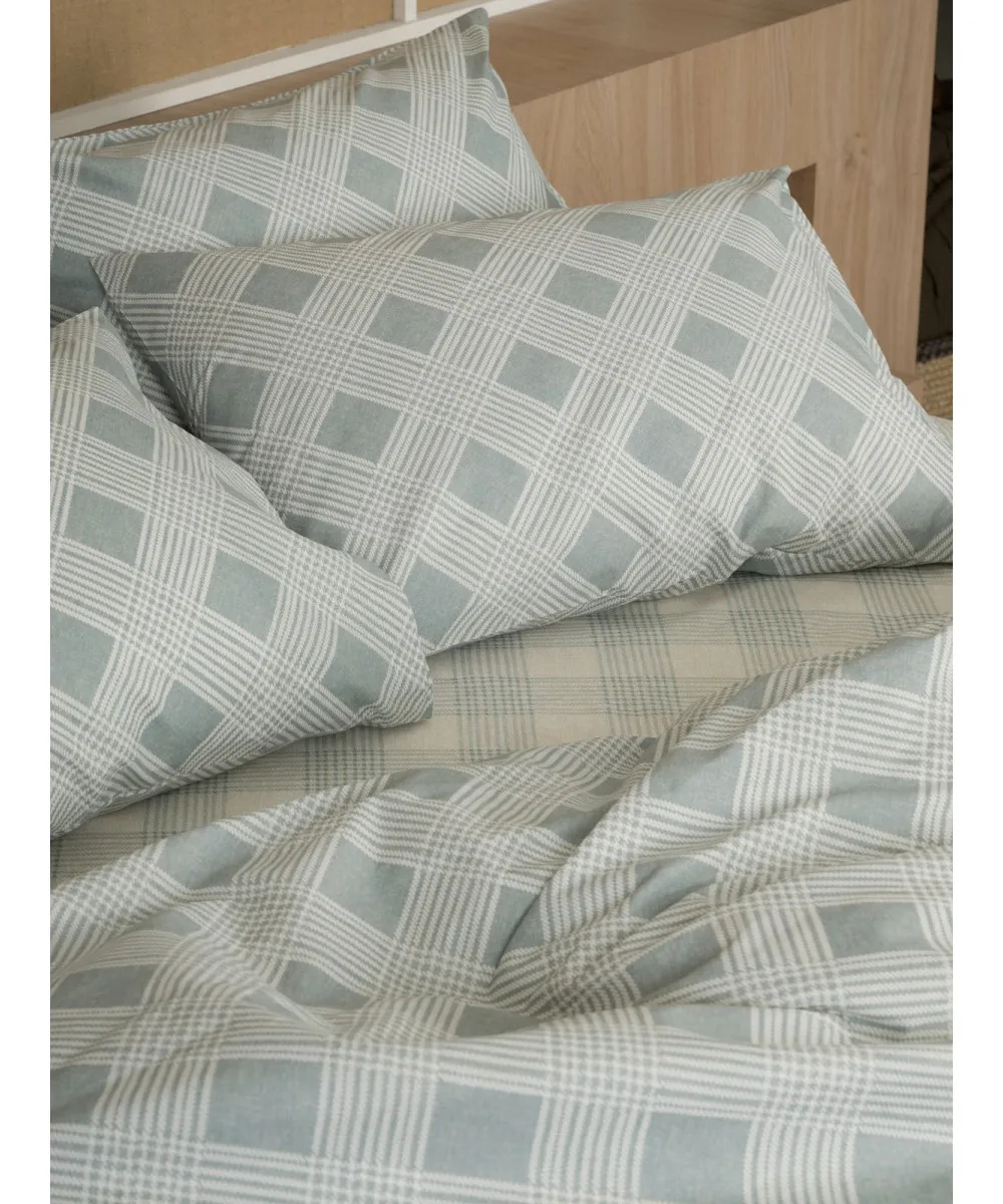 Σετ Σεντόνια Cotton Feelings 2072 Aqua King Size (260x270)