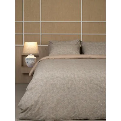 Σετ Σεντόνια Cotton Feelings 928 Beige King Size (260x270)