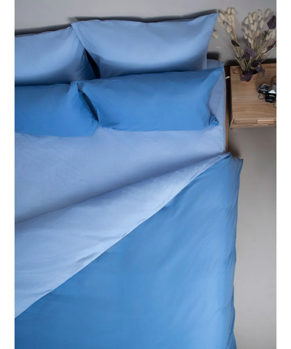 Σετ Σεντόνια Menta 202 Light Blue Μονό με λάστιχο (100x200 30)