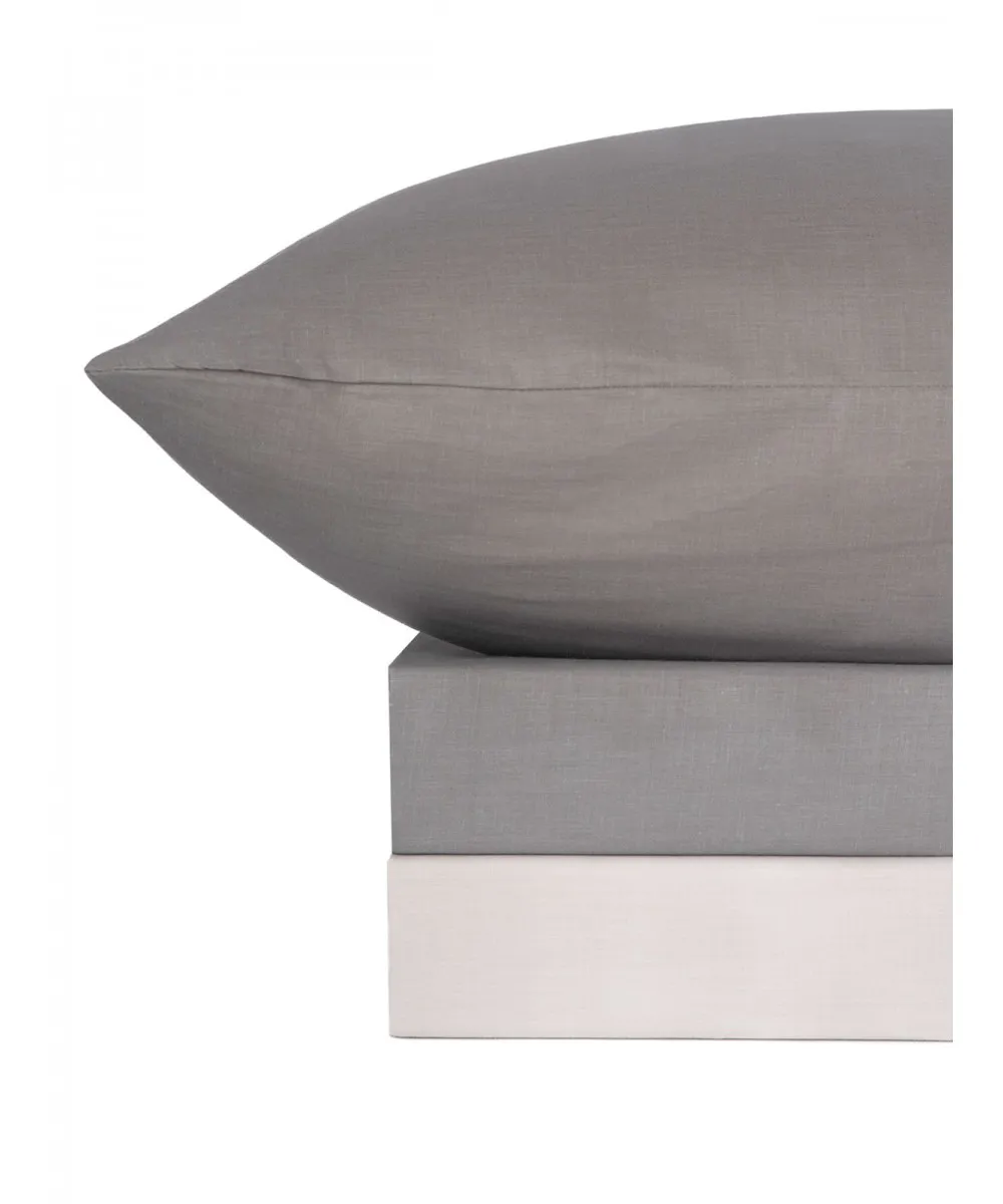 Σετ Σεντόνια Menta 203 Dark Grey Μονό με λάστιχο (100x200 30)