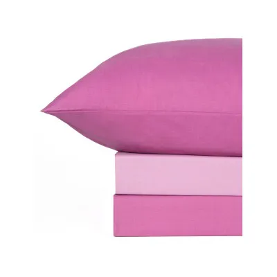 Σετ Σεντόνια Menta 201 Mauve-Lila Υπέρδιπλο με λάστιχο (170x200 30)
