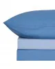 Σετ Σεντόνια Menta 202 Light Blue Υπέρδιπλο με λάστιχο (170x200 30)
