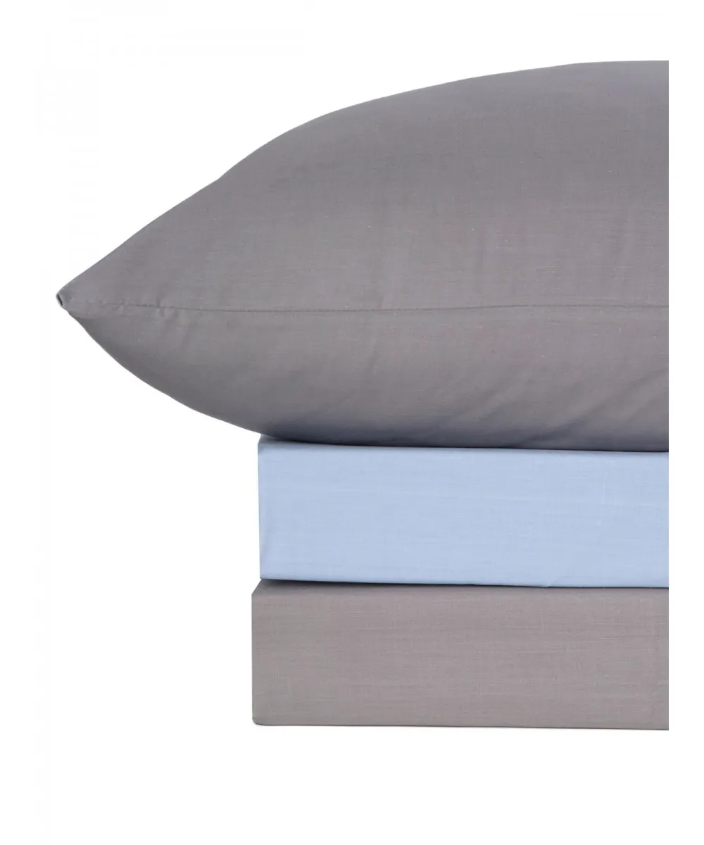 Σετ Σεντόνια Menta 207 Grey-Blue Υπέρδιπλο με λάστιχο (170x200 30)
